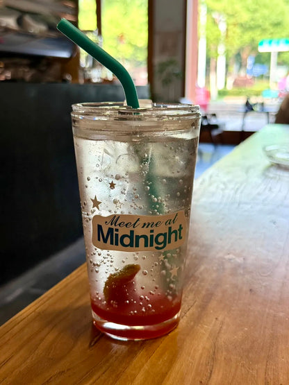 Midnight Glass Tumbler 18oz