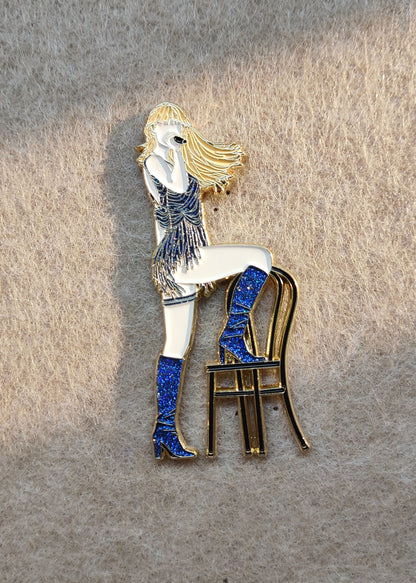 Taylor Swift Dress Up Enamel Metal Brooch Pin