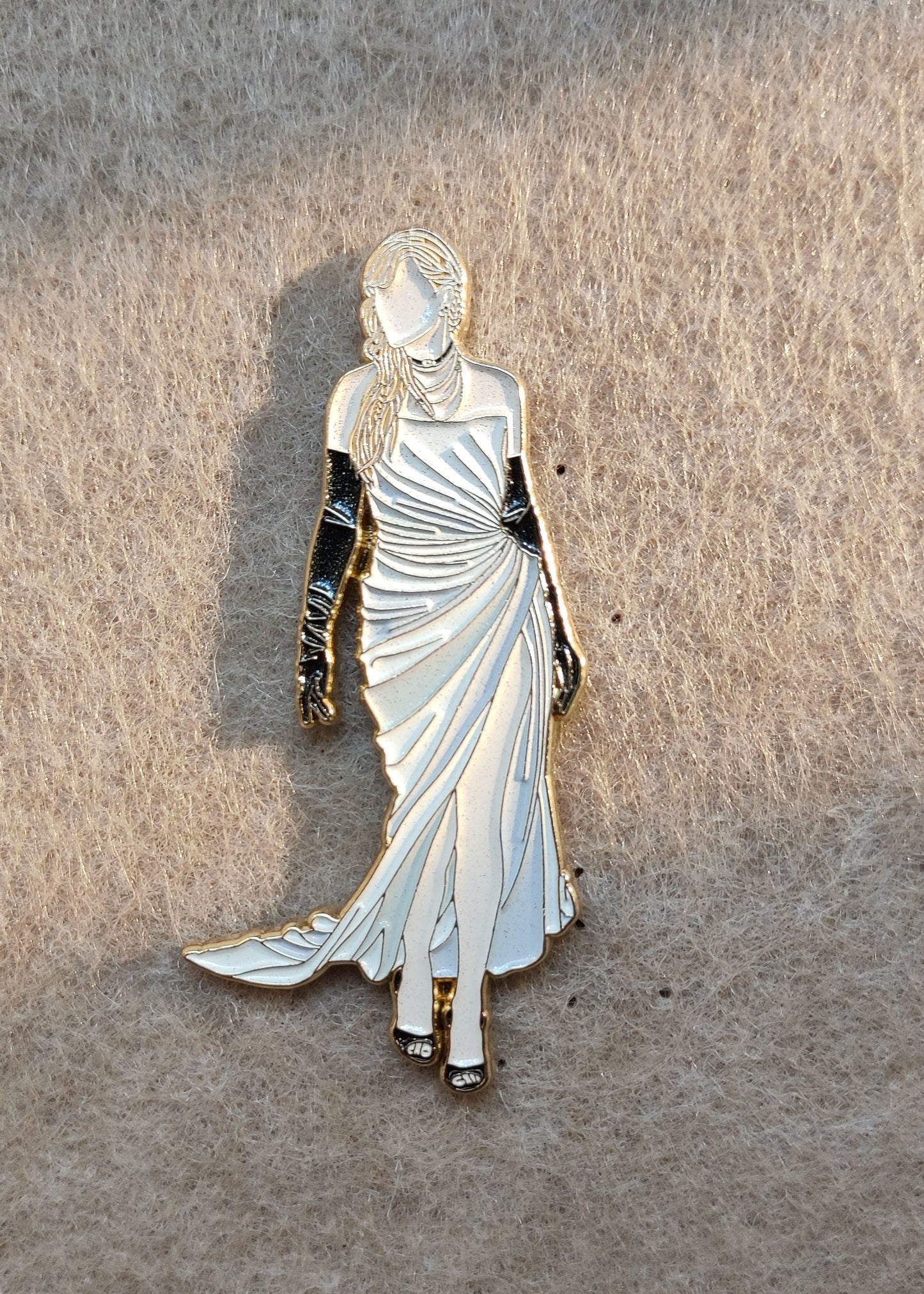 Taylor Swift Dress Up Enamel Metal Brooch Pin