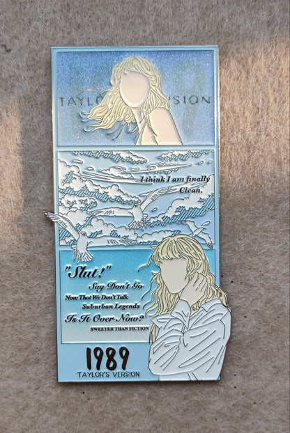 1989 Taylor's Version Enamel Metal Brooch Pin