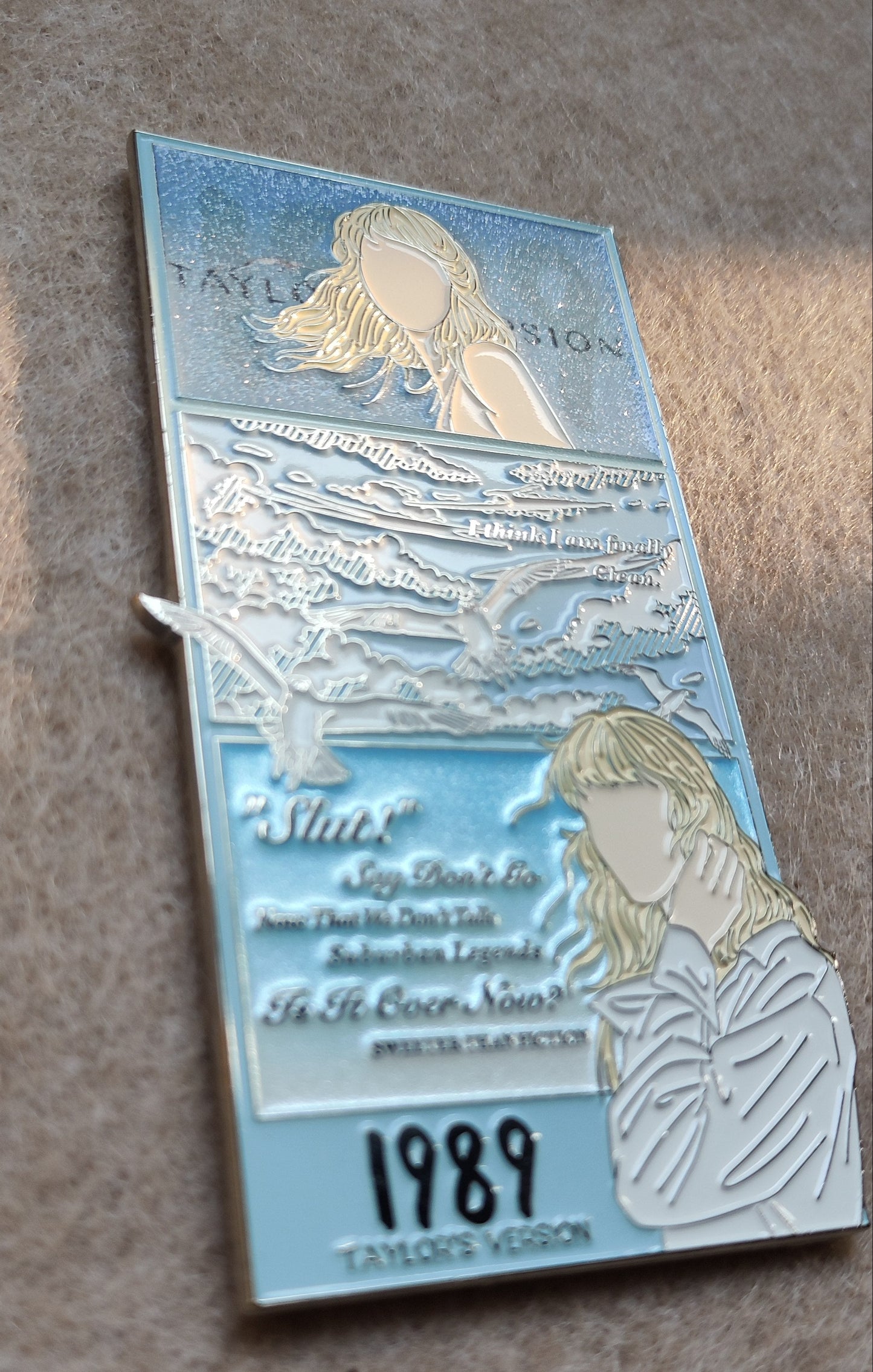 1989 Taylor's Version Enamel Metal Brooch Pin