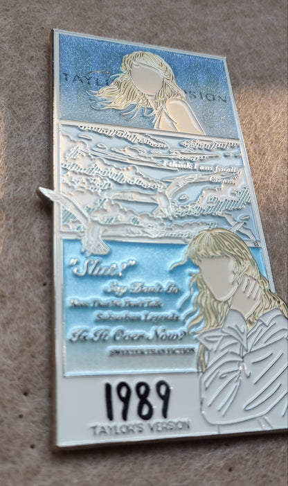 1989 Taylor's Version Enamel Metal Brooch Pin