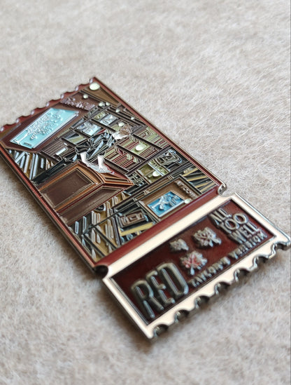 Taylor Swift Album Ticket Stub Enamel Metal Brooch Pin