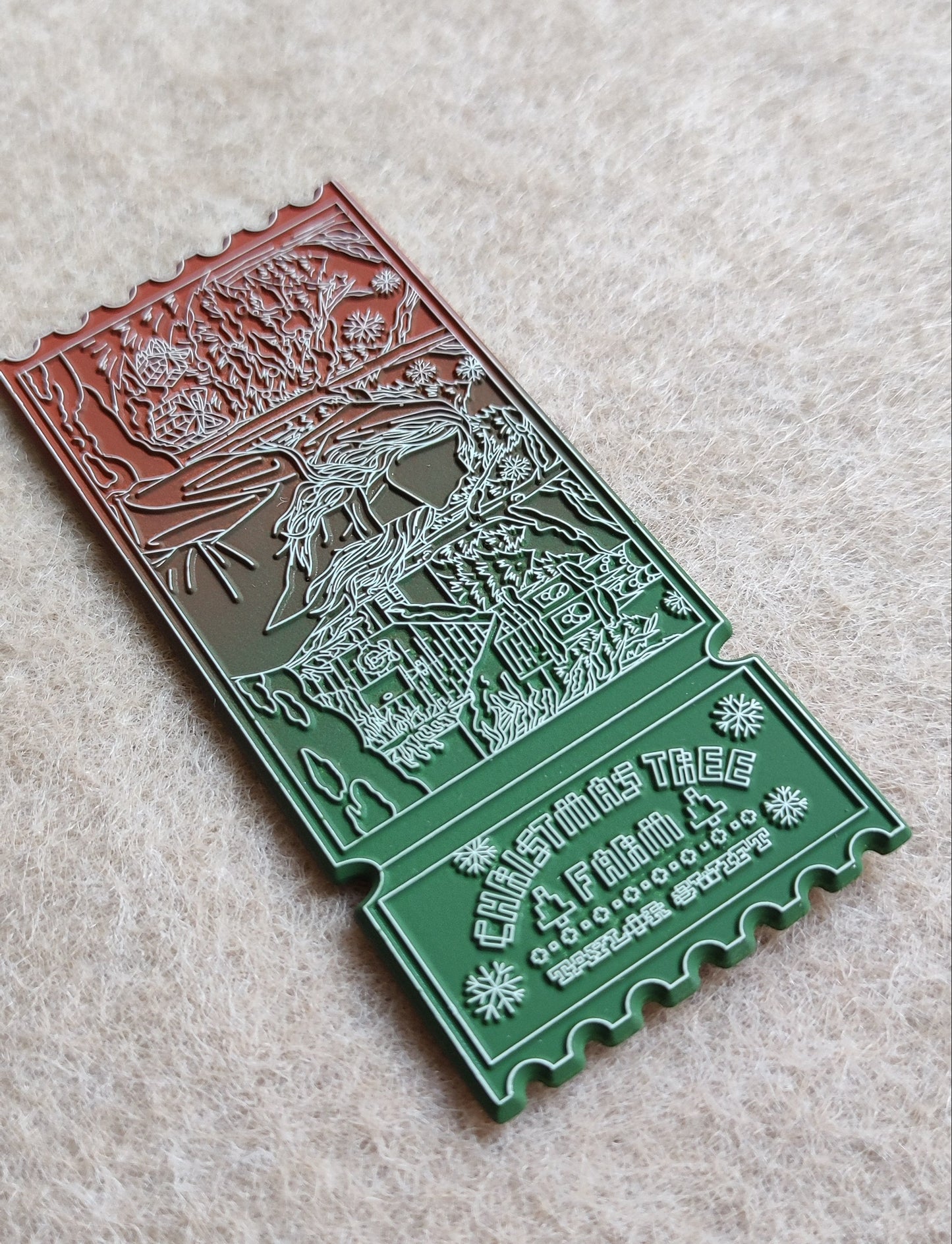 Taylor Swift Album Ticket Stub Enamel Metal Brooch Pin