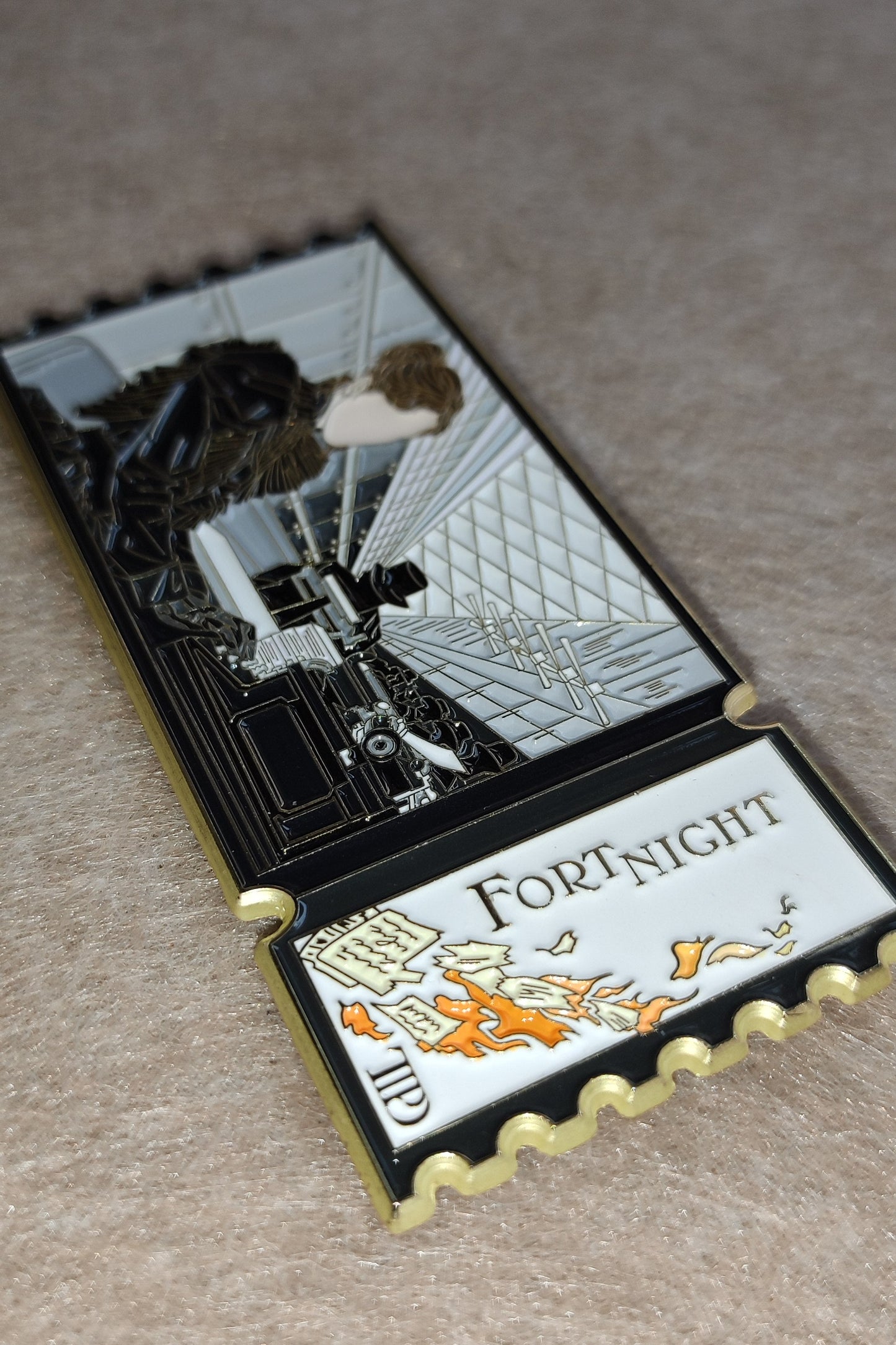 Taylor Swift Album Ticket Stub Enamel Metal Brooch Pin