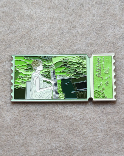 Taylor Swift Album Ticket Stub Enamel Metal Brooch Pin