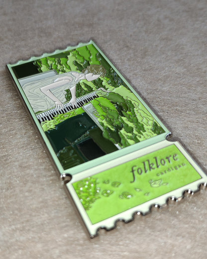 Taylor Swift Album Ticket Stub Enamel Metal Brooch Pin