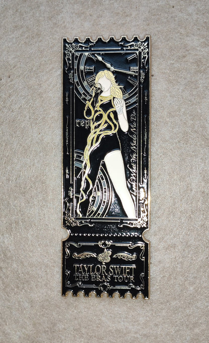 Taylor Swift The Eras Tour Ticket Stub Enamel Metal Brooch Pin