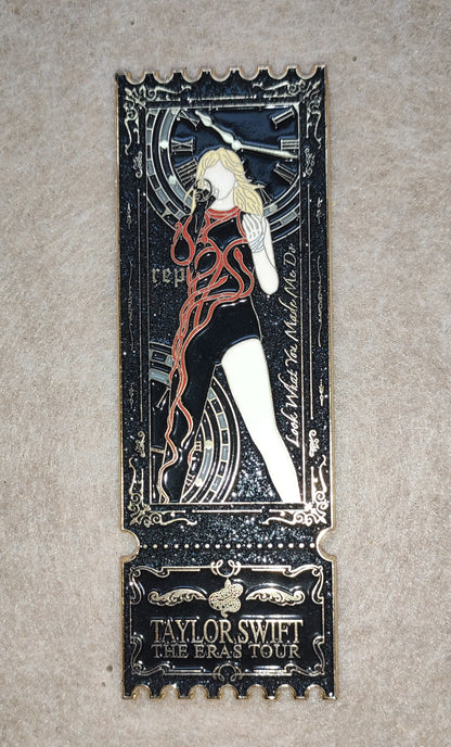 Taylor Swift The Eras Tour Ticket Stub Enamel Metal Brooch Pin