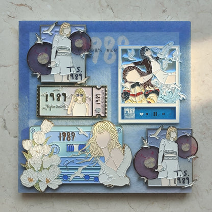 Taylor Swift 1989 Enamel Metal Brooch Pin
