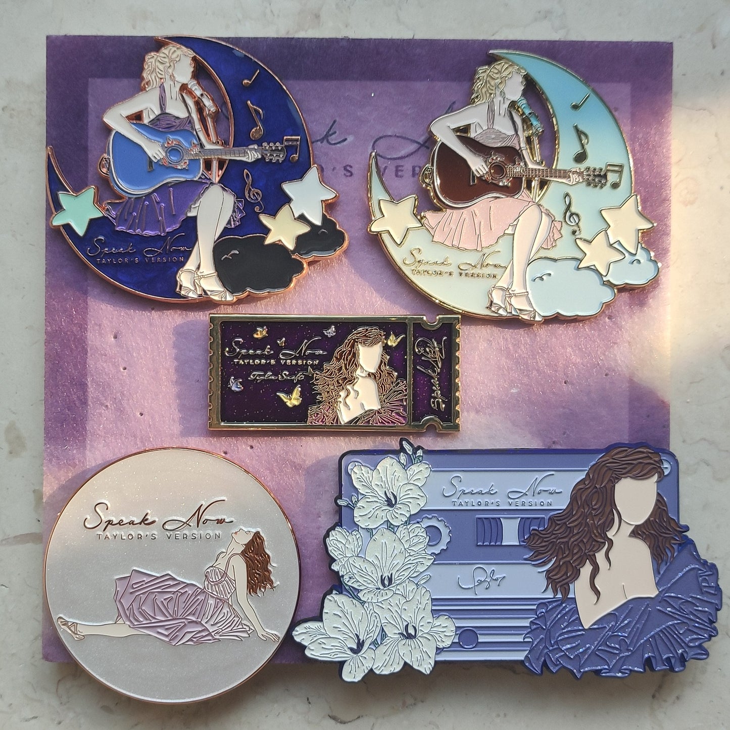 Taylor Swift Speak Now Enamel Metal Brooch Pin