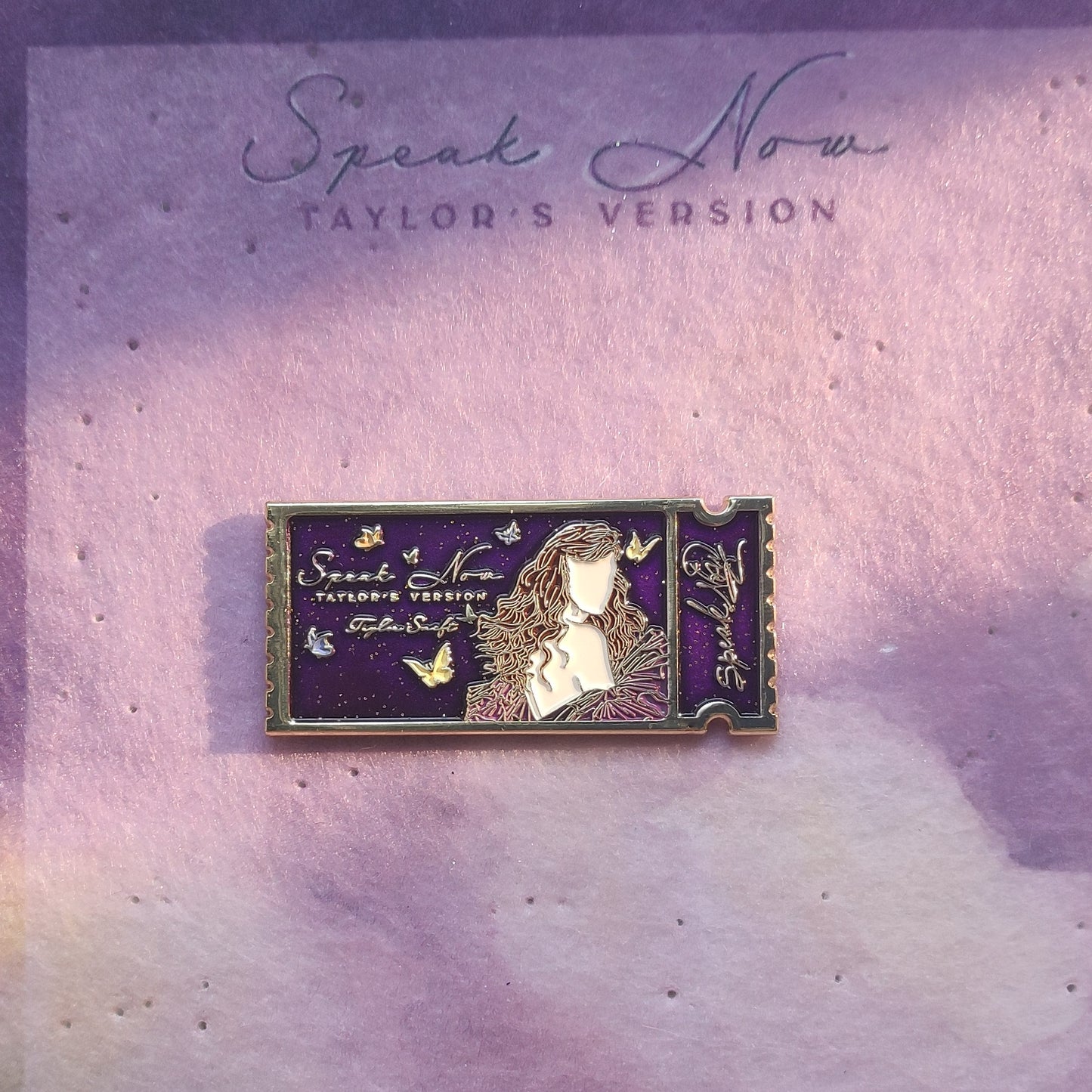 Taylor Swift Speak Now Enamel Metal Brooch Pin