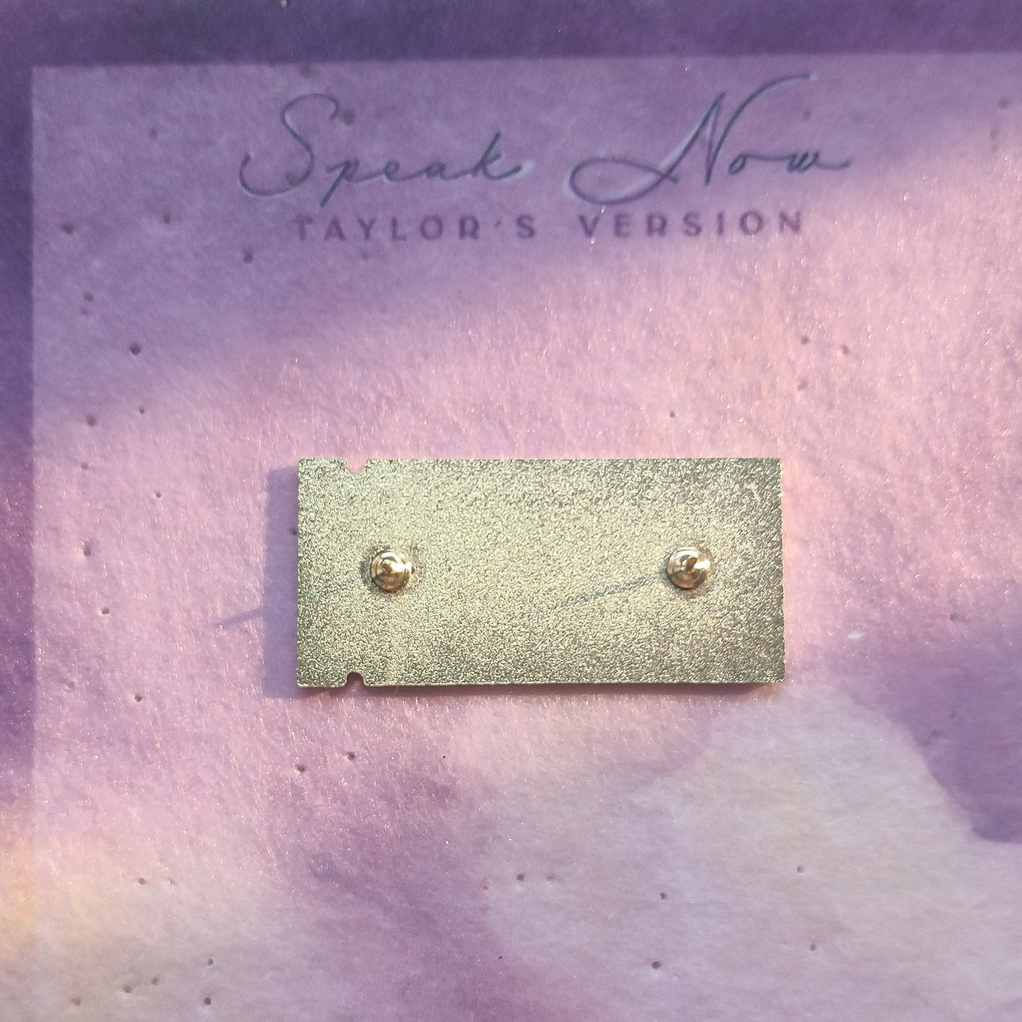 Taylor Swift Speak Now Enamel Metal Brooch Pin