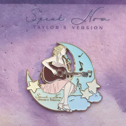 Taylor Swift Speak Now Enamel Metal Brooch Pin