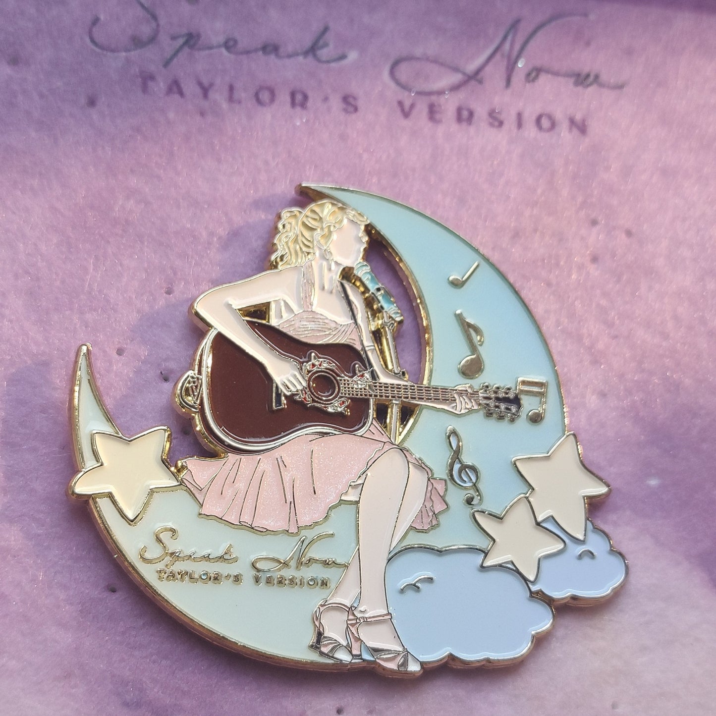 Taylor Swift Speak Now Enamel Metal Brooch Pin