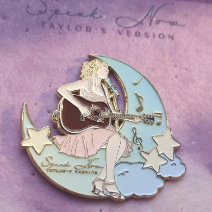 Taylor Swift Speak Now Enamel Metal Brooch Pin