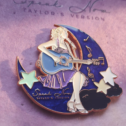 Taylor Swift Speak Now Enamel Metal Brooch Pin