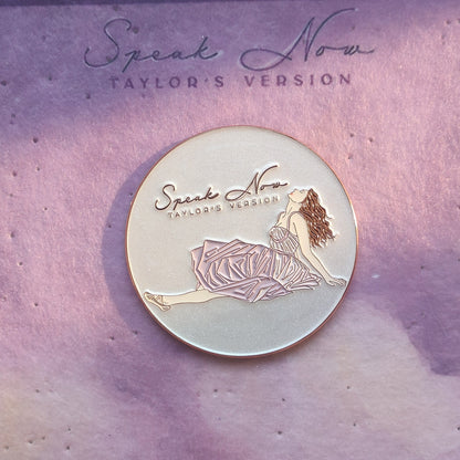 Taylor Swift Speak Now Enamel Metal Brooch Pin