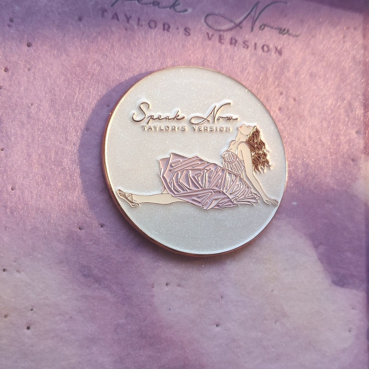Taylor Swift Speak Now Enamel Metal Brooch Pin