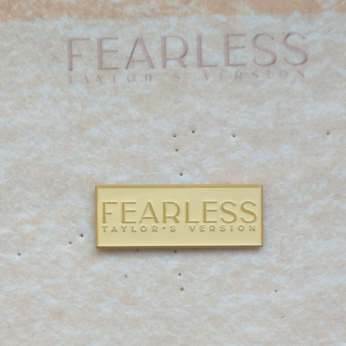 Taylor Swift FEARLESS Enamel Metal Brooch Pin