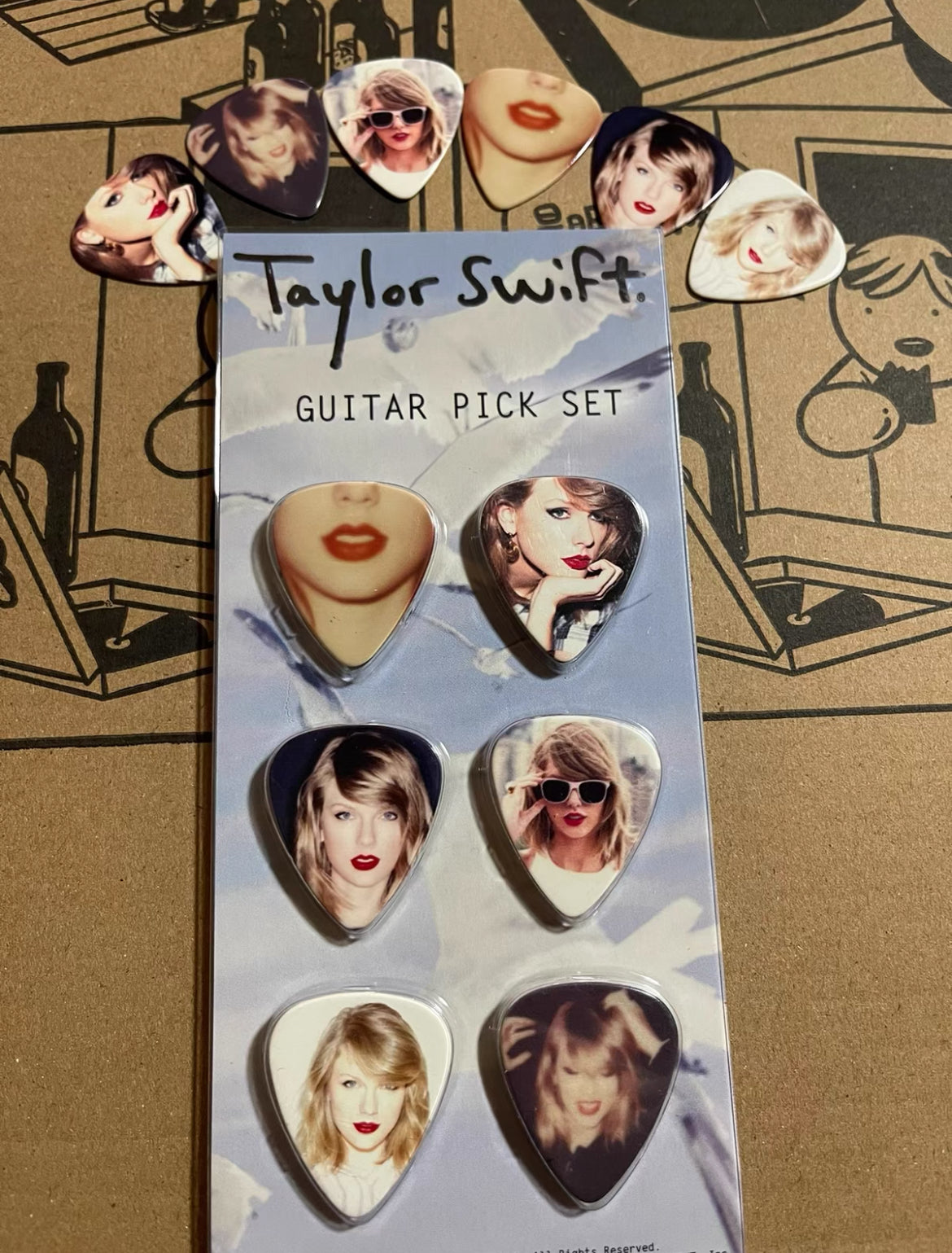 Taylor Swift 1989 Guitar Pick Set