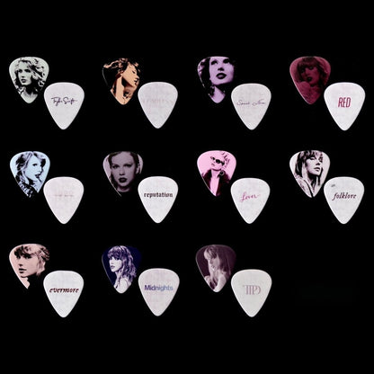 Taylor Swift Eras Tour Guitar Pick Set (0.95mm ) - Lot of 11
