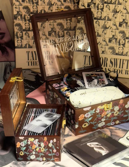 The Eras Tour Piano Pattern Wooden Keepsake Box