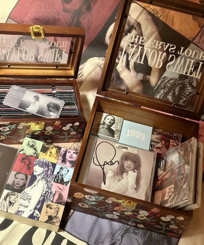 The Eras Tour Piano Pattern Wooden Keepsake Box