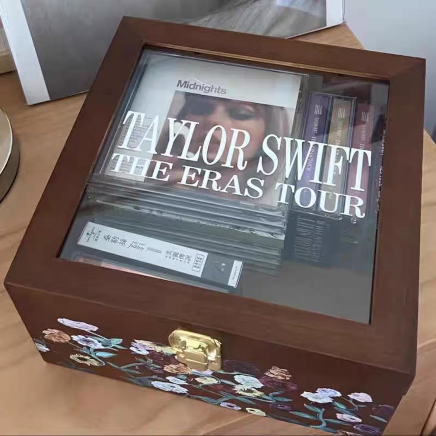 The Eras Tour Piano Pattern Wooden Keepsake Box