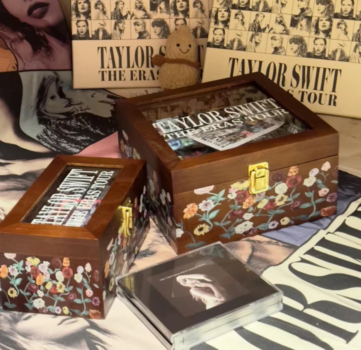 The Eras Tour Piano Pattern Wooden Keepsake Box