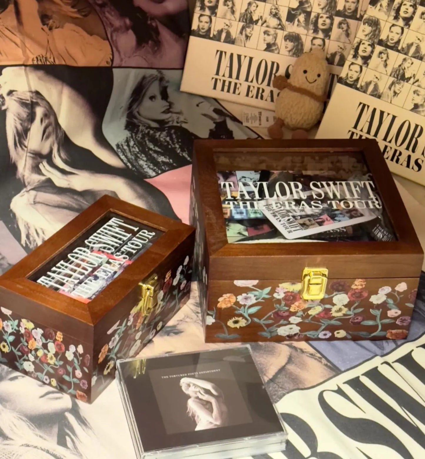 The Eras Tour Piano Pattern Wooden Keepsake Box