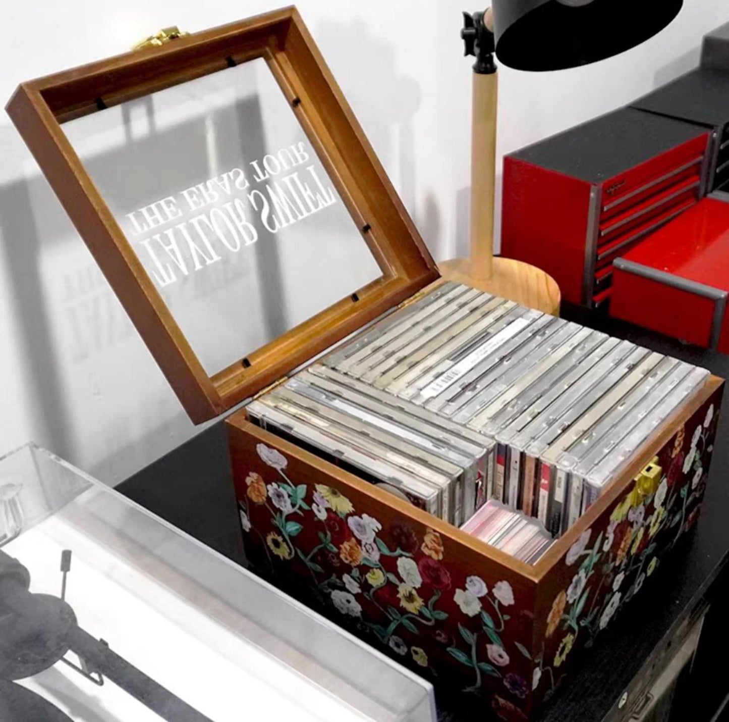 The Eras Tour Piano Pattern Wooden Keepsake Box