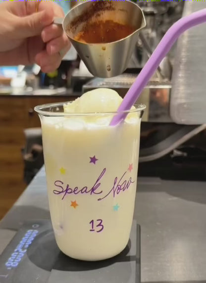 Speak Now Glass With Straw 16oz