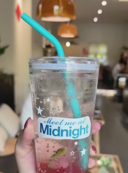 Midnight Glass Tumbler 18oz