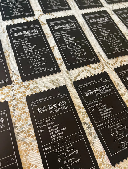 Taylor Swift The Eras Tour Commemorative Paper Ticket Stub 24 pcs Set