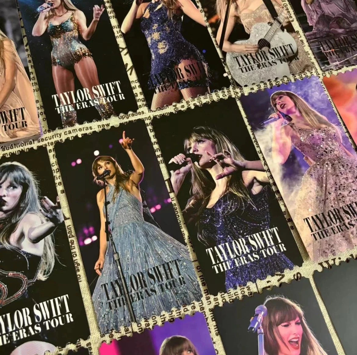 Taylor Swift The Eras Tour Commemorative Paper Ticket Stub 24 pcs Set