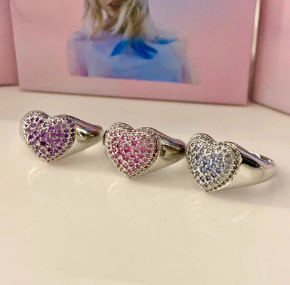 Taylor Swift Lover Heart Ring