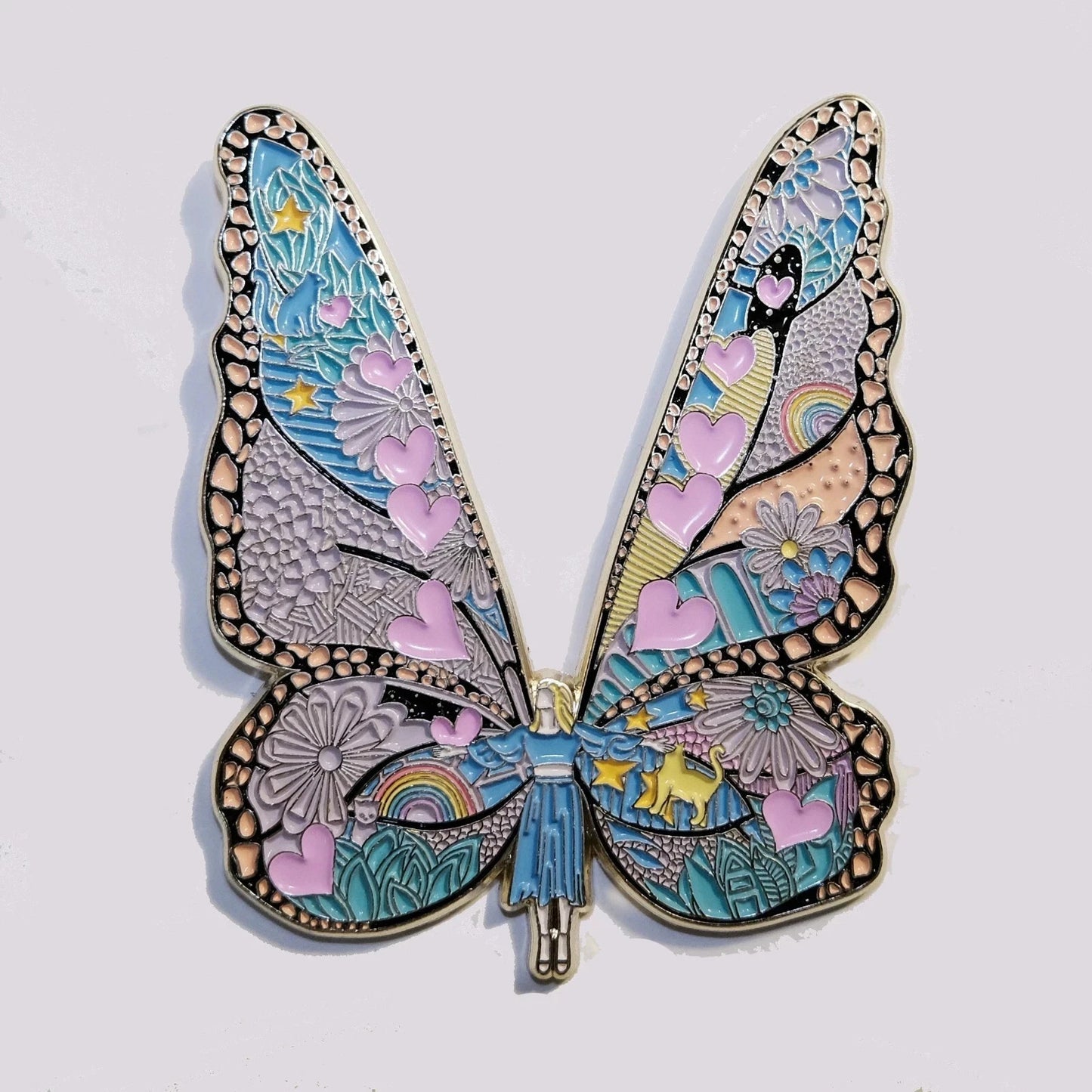 ME! Lover Enamel Metal Brooch Pin