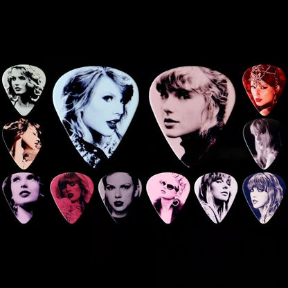Taylor Swift 12 Albums Eras Tour Guitar Pick Set - Lot of 12