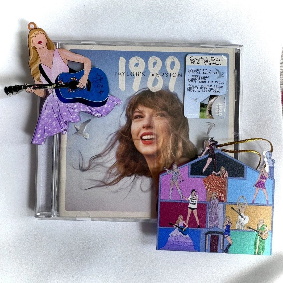 Taylor Swift Lover House Eras Tour Acrylic Christmas Ornaments Set
